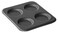 LloydPans Kitchenware 4-Cavity Round Egg Pan 9.5 Inch by 11 Inch - DK