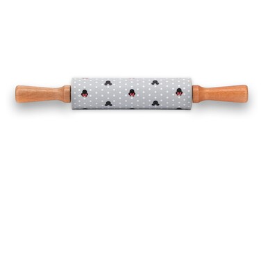 Disney Mickey and Minnie Mouse Polka Dot Rolling Pin - Adorable Mickey Mouse Rolling Pin for Baking
