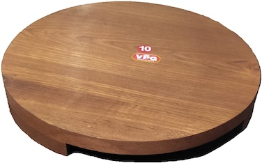 Wooden Polpat-Roti Roller/Chakla-Belan/Rolling Pin 8.5 inches,Round Board,Valentine Day Gifts