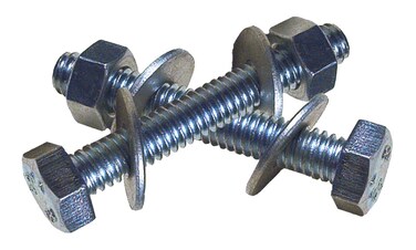 Accuform Set of 2, 2" x 5/16" Sign Post Mounting Hardware, HFN208