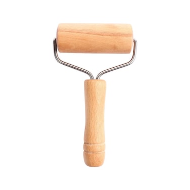 Dough Baker Roller,Small Rolling Pin, Wooden Dough Roller,Non-Stick Pizza Roller Baking Kitchen Utensils for Pastry,Tortilla, Pizza,Cookie and More