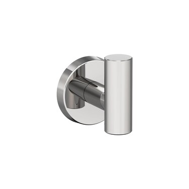 Amerock BH26542PSS   Polished Stainless Steel Single Robe Hook   2-1/4 in. (57 mm) Length Towel Holder   Arrondi   Towel Hook for Bathroom   Bathroom Hardware   Bath Accessories