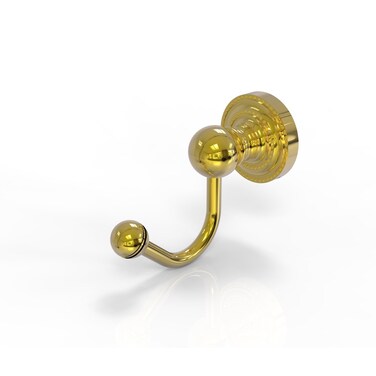 Allied Brass DT-20 Dottingham Collection Robe Hook, Unlacquered Brass