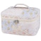 Large Makeup Bag, Cute Cosmetic Bag for Women Girls, Floral Coquette Aesthetic Toiletry Bag, Travel Make Up Organizer Bag (Ethnic style)