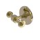 Allied Brass SB-22 Southbeach Collection Double Robe Hook, Unlacquered Brass