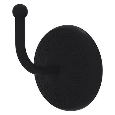 Allied Brass MC-20 Monte Carlo Collection Robe Hook, Matte Black