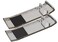 Bon Tool 22-166 Knee Boards - Ss Curved End - W/Knee Pads, silver,black