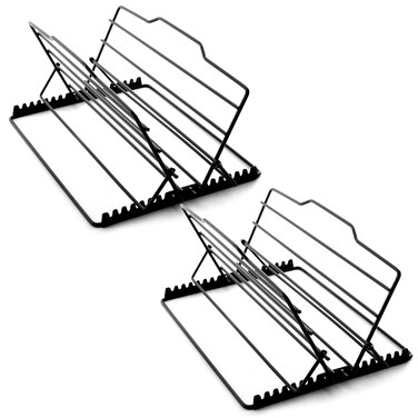 Norpro Nonstick Adjustable Roasting Rack Heavy Duty   Adjust to 7 positions   2-Count
