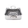 Mauviel M'Cook 5-Ply Polished Stainless Steel Roasting Pan With Rack, And Cast Stainless Steel Handles, 13.7 x 9.8-In, Made In France