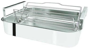 Cristel Stainless Steel 3-ply Roaster with Roasting Rack