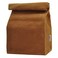 Waxed Canvas Lunch Bags Brown Paper Bag Styled - Classic Updated - Reusable and Washable, Worthbuy Lunch Box for Men &amp; Women