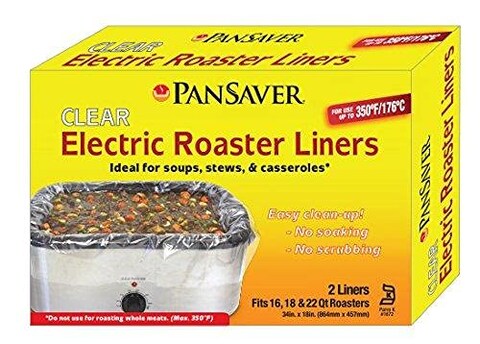 er 42120 18 qt. Clear Electric Roaster Liner - Case of 18
