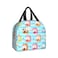 Senheol Cute Funny Happy Milk Box and Hearts Print Lunch Box, Kawaii Small Insulation Lunch Bag, Reusable Food Bag Lunch Containers Bags for Women Men