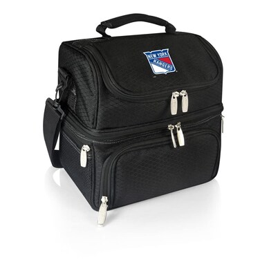 NHL New York Rangers Pranzo Lunch Bag - Insulated Lunch Box with Picnic Set - Lunch Cooler Bag