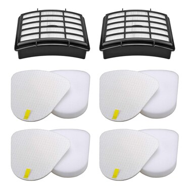 Hechuang 2 + 4 Pack Vacuum Filters Replacement Compatible for Shark Navigator Lift-Away NV350, NV351, NV352, NV355, NV356E, NV357, NV360, NV370, NV391, UV440, UV490, UV540,Replacement XFF350 XHF350