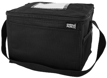 Insulated Lunch Cooler Bag, Black