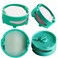HIMrHEPA 4Pack Odor Neutralizer Upright Vacuum Replacement Cartridges Compatible with Shark AZ3000 AZ3002 HZ3000 HZ3002 IZ862H IZ562H ZD550 And Air Purifier HP302,Part# 1541FC3000,Teal.