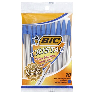 Bic Xtra Smooth Ball Pen, Medium, Blue 10 ea (Pack of 6)