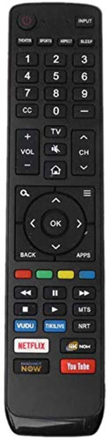 EN3R39S EN3R39H Remote Control Replaced for Sharp and Hisense 4K Smart TV