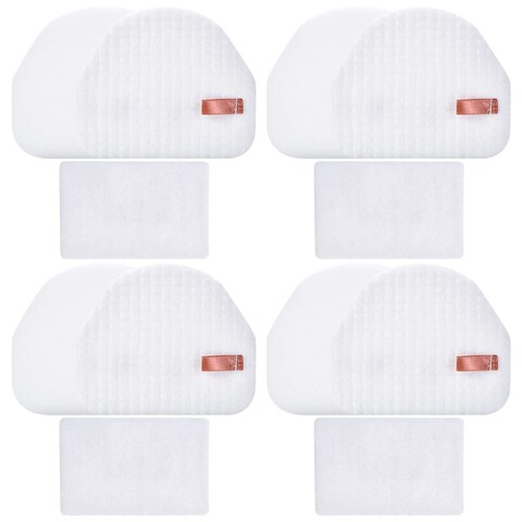 Anewise 4 Foam &amp; Felt Filter Replacement for Shark Navigator NV100 NV105 NV105 26 NV106 NV200 NV201 NV202 NV450 NV480 NV482 UV300 Light Upright Vacuum Cleaner, Compare to Part # XFF450 &amp; XFL100