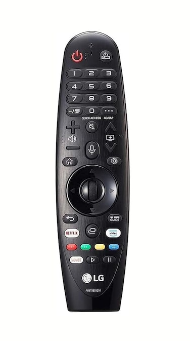 جهاز التحكم عن بعد للتلفزيون ال جي OEM Magic مع مفاتيح نتفليكس/Prime (AKB75855501 / MR20GA) (متجدد)