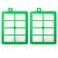 Anewise Hepa Filter for Electrolux Harmony Oxygen Eureka Sanitaire EL4335A H12 EL6985 EL012B EL012W EL6988 EL5010 HF12 HF1 Upright/Canister Vacuum Filters (2 PCS)