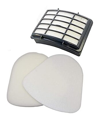 HQRP Filter Kit (HEPA + Foam and Felt) compatible with Shark Navigator NV350 NV360 NV361 NV360_26 NV370 NV380 NV391 UV440 UV490 UV500 UV540 UV550 UV541 series Lift-Away Deluxe Upright Vacuum Cleaner