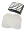 HQRP Filter Kit (HEPA + Foam and Felt) compatible with Shark Navigator NV350 NV360 NV361 NV360_26 NV370 NV380 NV391 UV440 UV490 UV500 UV540 UV550 UV541 series Lift-Away Deluxe Upright Vacuum Cleaner
