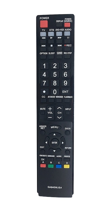 New GA840WJSA TV Remote Control for Sharp Aquos TV