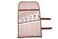BULL TOOLS Wrench &amp; Tool Roll Up Extra Large Pouch Organizer Bag Handmade 16 Oz. Rip Resistant Cotton Waxed Canvas Storage Round Easy Grip 5 Pocket - Washed Cinnamon Brown - (Tools are not included)