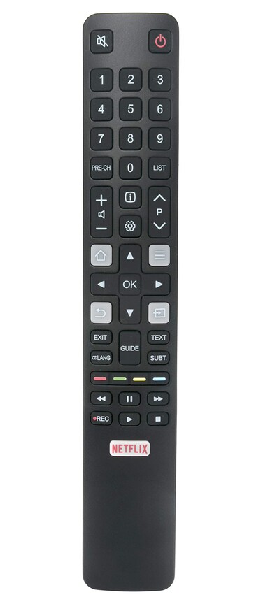 RC802N Replaced Remote fit for TCL Android TV 40DS500 43DP640 F40S5916 F43S5916 H32S5916 U43P6006 U49P6016 U55P6016 U55P6046 U60P6026 06-IRPT45-GRC802N S6 S6000 S6500 Series S6500 S6000 40S6500FS