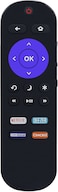 Universal for Roku TV Remote, Compatible with All Onn/TCL/Element/Haier/Hitachi/LG/Sanyo/JVC/Magnavox/RCA/Philips/Westinghouse Roku Built-in Smart TV with Netflix, DEEZER, Bein Sports and Crackle