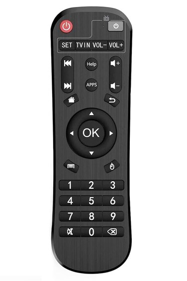 Replacement Remote Control with Learning Function for Android TV Box, Controller for MXQ MXQ Pro hk1 Boxhk1 Max hk1 Rbox x96mini X96 x96max x96max+ T95M T95N T95Q T9 T95X H96 H96 pro+ H96max