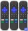 3PCS Replacement Remote Control for All Roku TVs, Replacement Remote for TCL TV, forHisense, Onn, Insignia, Sharp, Westinghouse, Element, JVC Roku Smart TVs