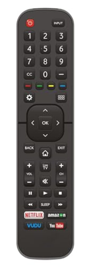Universal for All Hisense-TV-Remote Compatible with All Hisense 4K LED HD UHD Smart TVs - No Setup Needed