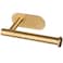 UMBWORLD Toilet Paper Holder, Self Adhesive 3M Toilet Roll Holder, no Drilling Sticky Waterproof Rustproof Toilet Tissue Dispenser for Bathroom and Washroom, SUS304 Stainless Steel (Gold)