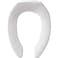 Bemis 1955SSCT 000 Commercial Heavy Duty Open Front Toilet Seat Without Cover Will Never Loosen &amp; Reduce Call-Backs, Elongated, White