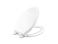 KOHLER 4734-RL-0 Rutledge ReadyLatch Elongated Toilet Seat, Quiet-Close Lid, Contoured Seat, Grip-Tight Bumpers and Installation Hardware, White