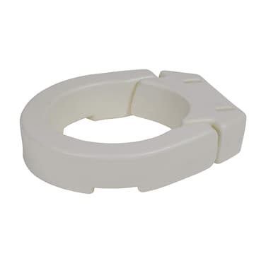 Drive Medical Hinged Toilet Seat Riser, Standard Seat, White