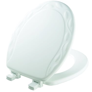 Mayfair 34ECA 000 34EC-000 Toilet Seat, Round, White