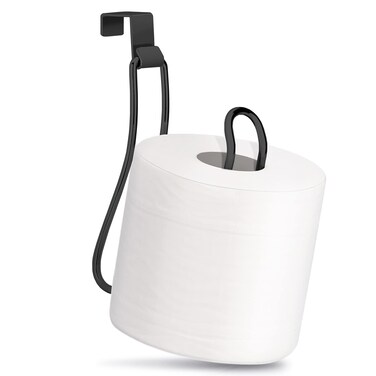Over The Tank Toilet Paper Holder Black, Toilet Paper Holder, Toilet Paper Roll Holder, Bathroom Toilet Paper Holder-Black