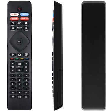 Amiroko NH800UP RF402A-V14 Remote Control Replacement for Philips LED Smart TV 43PFL5604/F7, 50PFL5704/F7, 55PFL5604/F7, 55PFL5704/F7, 65PFL5604/F7, 65PFL5704/F7, 75PFL5704/F7 (No Voice)