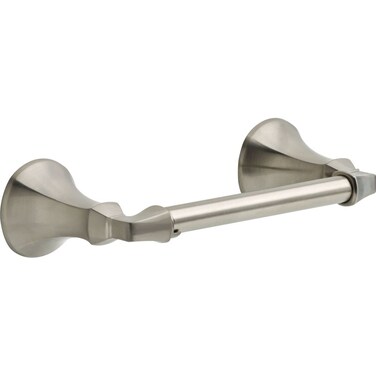 Delta Faucet 76450-SS Ashlyn Toilet Paper Holder, 3.44 x 9.81 x 2.19 Inches, Stainless