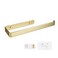 Bathroom Hardware 12'' Toilet Paper Holder, Heavy Duty Tissue Rolls Rack Paper Towel Holder, Gold Wall Mounted Aluminum Hardware Accessory for Bathroom Bedroom Kitchen Cabinet