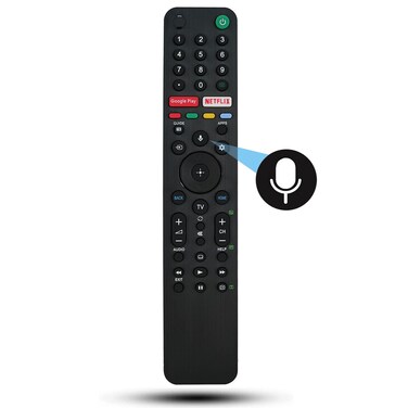 Voice RMF-TX500P RMF-TX500T RMF-TX500C Replacement Remote Control for Sony TV KD-43X8000H KD-49X8000H KD-55A8H KD-55X8000H KD-55X8500G KD-55X9000H KD-55X9500G KD-65A8H KD-75X8000H KD-85X8500G