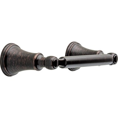 Delta Faucet 73250-RB Woodhurst Toilet Paper Holder, SpotShield Venetian Bronze