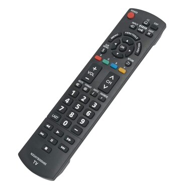 GHUST N2QAYB000485 Remote Control Replacement Universal for Panasonic TV TC-L37D2 TC-L37U22 TC-L37X2 TC-L42D2 TC-L42U22 TC-L42U25 TC-P42C2 TC-P42S2 TC-P42U2 TC-P46S2 TC-P50C2 TC-P50S2 TC-P50U2