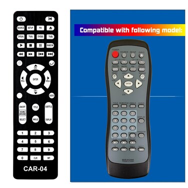 Replacement Remote Control for Lincoln MKT Navigator Rear Entertainment DVD VAG1Z-19A164-B VAG1Z-19A164-A 2011 2012 2013 2014 2015 2016 2017 2018 2019