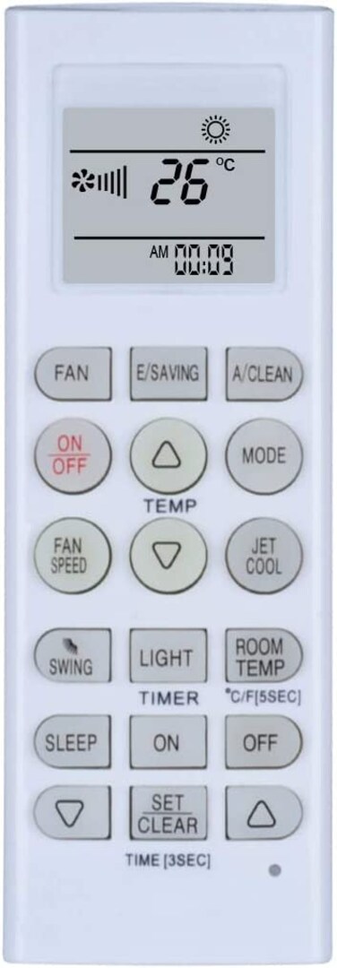 Replacement Friedrich Air Conditioner Remote Control AKB73456118 AKB73456119 AKB73975604 AKB73975603 Work for M09CJ M09YJ M12CJ M12YJ MW09C1J MW09Y3J MW12C1J MW12Y3J M18CJ M24CJ MW18C3J MW24C3J HM12YJ