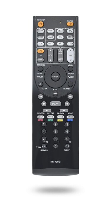 Replacement Remote Control for Onkyo Audio Video AV Receiver RC-799M RC-737M RC-735M RC-765M HT-S3500 HT-R548 HT-RC330 TX-SR313 HTRC330 HT-RC430 HTRC430 HT-S5500 HT-R591 HTS5500 HTR591 HTS3500 HTR548